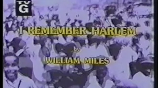 I Remember Harlem- Full Documentary/Movie