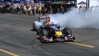 Red Bull F1 Showrun Santiago 2012