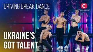 😎Driving break dance by street dancers – Ukraine's Got Talent