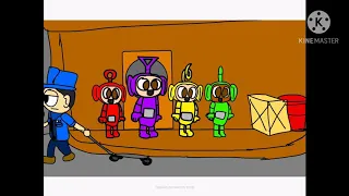 Teletubbies vs fnaf vs the cockroach(parody banana splits vs fnaf vs toy story)