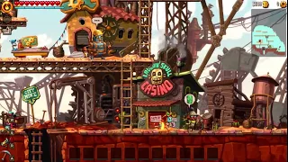 SteamWorld Dig 2 - Masons Station, Rupture Rock Hollow, Mysterious Cave, Bottom of the Mine