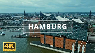 Hamburg, Germany 🇩🇪 | 4K Drone Footage (With Subtitles)