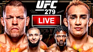 🔴 UFC 279: NATE DIAZ vs TONY FERGUSON + KHAMZAT CHIMAEV vs KEVIN HOLLAND LIVE FIGHT REACTION!