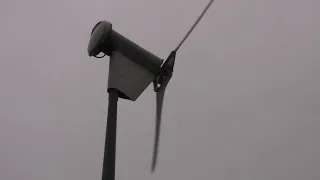 SD6 wind turbine turning at low speed