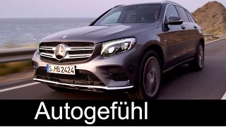 2016 Mercedes GLC new GLK successor Driving shots Exterior Interior 250d 350e