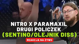 Nitro x Paramaxil "Drugi Policzek" (Sentino/Olejnik Diss) | REAKCJA NA ŻYWO 🔴