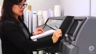 Uploading an Arlon Media Profile into HP 300 Series Printers