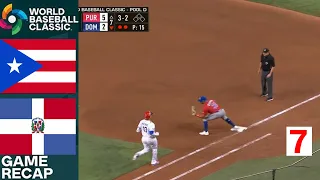 Puerto Rico Vs. Dominican Republic Game 7 Full Highlights | 2023 World Baseball Classic