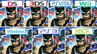 Lego Batman 2 DC Super Heroes (2012) DS vs 3DS vs PS Vita vs Wii vs PS3 vs XBOX 360 vs PC