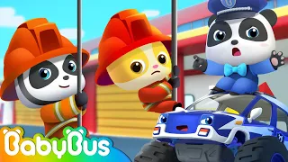 【New Music ♫】Monster Car Rescue Team is Here to Help | Nursery Rhymes | Kids Songs | BabyBus