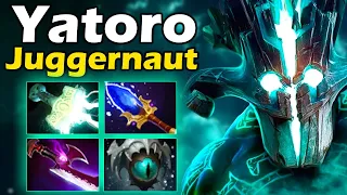 Яторо на Джаггере, Лучший Герой в Этом Патче - Yatoro Juggernaut 7.35 DOTA 2