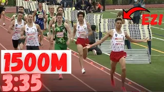 Matthew Centrowitz Jogs 3:35 | HyperIce men's 1500m Run | May 15, 2021