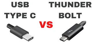 USB C vs Thunderbolt