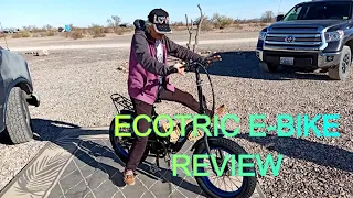 #ebike#vanlife#boondocking - Folding fat tire e bike - How Good is it in the desert terrain?