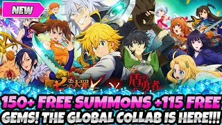 *GLOBAL SHIELD HERO COLLAB UPDATE IS HERE!* 5 MULTIS, 2 SSRs, 150+ FREE GEMS! BUFFS (7DS Grand Cross