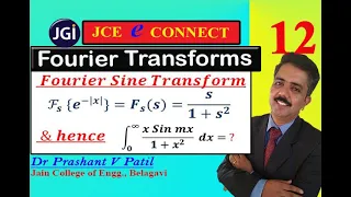 Fourier Sine Transform || e^(-|x|) || Fourier Transform || 18mat31 || Dr Prashant Patil