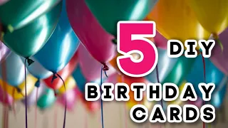 5 Handmade Birthday Cards That Are Beautiful & Easy to Make