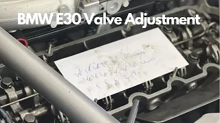 How To: Adjust BMW E30 Valves