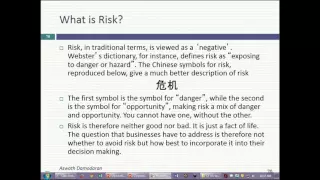 Session 5 (MBA): Risk and Return - First Steps