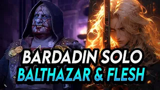 Baldur's Gate 3: Bardadin (TWF) solo Balthazar & Flesh Golem | Honour Mode