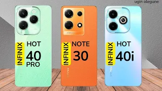 Infinix Hot 40 Pro vs Infinix Note 30 vs Infinix Hot 40i