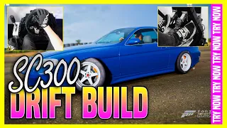 The Best Lexus SC300 Drift Build Forza Horizon 5 - Steering Wheel & Shifter Gameplay