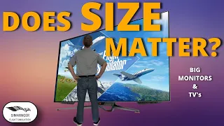Flying on the BIG screen | Does it increase immersion? | ASUS 48'' PG48UQ OLED G-Sync Monitor