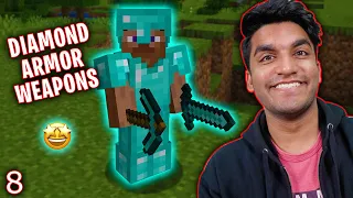 My Diamond ARMOR and WEAPONS in MINECRAFT - Nomi