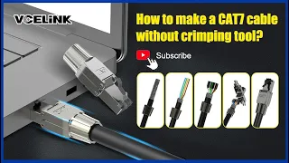 How to make a CAT7 cable without crimping tool? | VCELINK