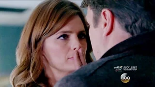 Castle 8x13 Beckett Tries to Kiss Castle in Morgue  “And Justice For All” Season 8 Episode 13