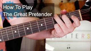'The Great Pretender' The Platters Easy Acoustic Guitar Lesson