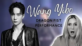 First time reaction to WANG YIBO | Dragon Fist Performance🔥