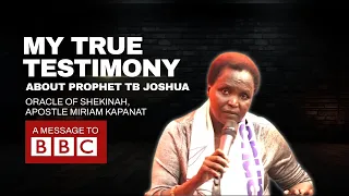 MY TRUE TESTIMONY ABOUT PROPHET TB JOSHUA