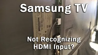 Samsung TV Not Recognizing HDMI Input? EASY Fix