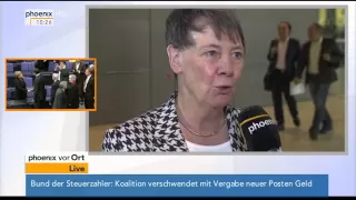 Wahl der Bundeskanzlerin:  Barbara Hendricks (SPD) im Interview am 17.12.2013