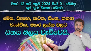 2024 මැයි 01 වෙනිදා ගුරු වෘෂභ රාශියට...| Dimuth Rangana