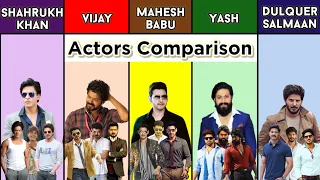 Shahrukh Khan vs Vijay vs Mahesh Babu vs Yash vs Dulquer Salmaan | Comparison | Part 2 |Mobile Craft
