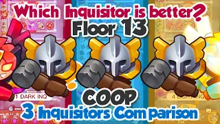 Compare 3 Inquisitor Decks! Which Inquisitor is better and faster for COOP? Rush Royale