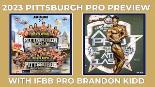 2023 IFBB Pittsburgh Pro Classic Physique Preview w/ IFBB Pro Brandon Kidd