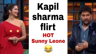 Kapil sharma flirt sunny Leone 😂😜 funny moment funny video #shorts