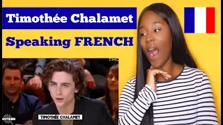 Reacting to Timothée Chalamet speaking French