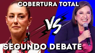 2DO #DebatePresidencial | Claudia Sheinbaum (MORENA) VS Xóchitl Gálvez (PAN) | Cobertura Total