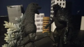 legendary Godzilla vs. Godzilla final Wars stop motion epic battle