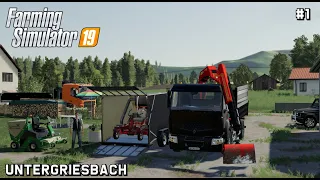 Felling & Lawn Care With @TheCamPeRYT  | Untergriesbach | Farming Simulator 19 | Episode 1