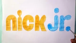 How to draw the nick jr logo