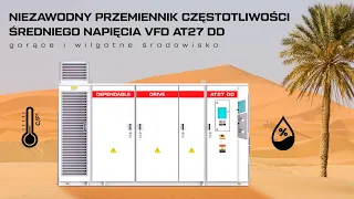 Przemiennik częstotliwości średniego napięcia Triol AT27DD do pracy w ciepłym i wilgotnym środowisku