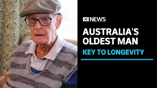 Australia's oldest man to ever live shares the key to his longevity | ABC News