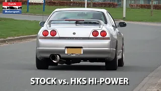 Nissan Skyline R33 GTS-T w/ HKS Hi-Power Exhaust - Revs, Accelerations & Flybys!