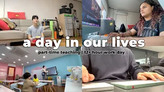 A REAL Day in our lives VLOG | typical M-F routine | seoul working life | ambw 국제커플