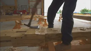 American carpenters help rebuild spiral of Notre Dame